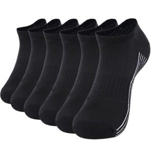 Sunew Viscose Bamboo Socks, Unisex Cushioned Comfortable Ankle Workout Hiking Golf Socks - Mesh Ventilation + Moisture W