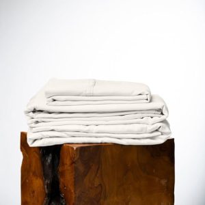 Olive + Crate Eucalyptus Cooling Pillowcase and Sheet Sets for King Size | 100% Certified Tencel Fiber from Austria | Iv