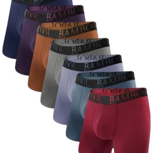 BAMBOO COOL Men's Ultra ComfortSoft Moisture Wicking & Breathable Underwear for Summer, Multipack BAMBOO COOL Men's Ultr