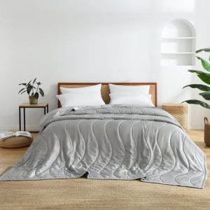 NATUREFIELD Cooling Comforter, Lightweight Summer Quilt for Summer, Teens & Adults, Hotel Luxury Bedding Twin/TwinXL Siz