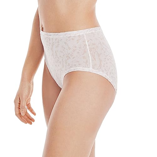 41egcrhju3l.jpg Hanes Women's Microfiber Stretch Underwear Pack for Comfort Flex Fit Brief Bikini or Thong Panties, 6-Pack OEKO-TEX STAN