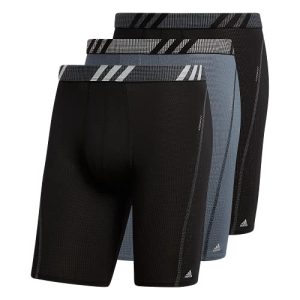 Adidas Men's Sport Performance Mesh Long Boxer Brief Underwear for Comfort and Performance in Any Workout | Adidas Men'