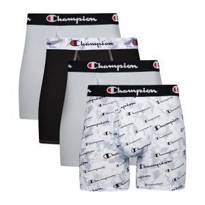 Champion Men's Underwear Boxer Briefs Total Support Assorted 3-Pack Comfortable Undergarment for Men's Daily Wear