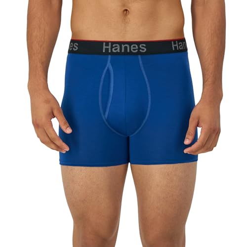 41iis5hzpwl.jpg Hanes Total Support Pouch Men's Boxer Brief Underwear | Anti-Chafing | Moisture-Wicking Odor Control | 3-Pack (Reg or Lo