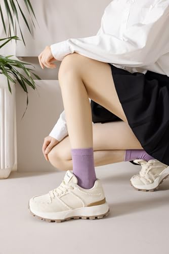 41js283botl.jpg Irisbear Women's Bamboo Viscose Quarter Crew Socks Light and Soft for Women Ankle Dress Socks Trendy and Comfortable