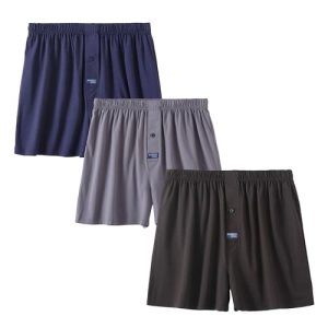 Bamboo Cool Men's Boxer Short 3-Pack: Classic Relaxed Fit Stretch Short for Men | Bamboo Cool Men's Boxer Short 3-Pack: