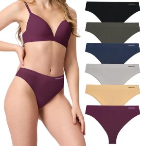 Bamboo Cool Women's Seamless Moisture-Wicking Breathable Underwear High Stretch Mid Waisted Panties for Summer | Bamboo