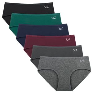 Women's Soft Cotton Hipster Panties by Benirap for Breathable Comfort 5 or 6 Pack | Benirap Soft Cotton Hipster Panties