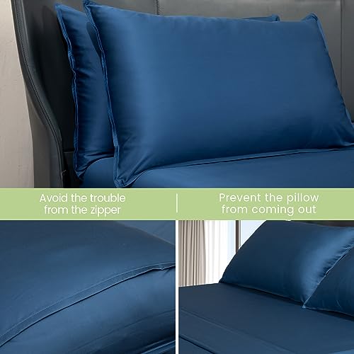 41ouljfqzhl.jpg JSELF 100% Organic Viscose from Bamboo Ultra Soft Sheets for Hot Sleepers - Queen Size - OEKO-TEX STANDARD 100 JSELF 100