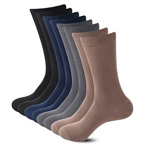 Amazing Unisex Bamboo Rayon Super Soft Black Crew Socks 8 Pack | Super Soft Unisex Bamboo Rayon Black Crew Socks 8 Pack