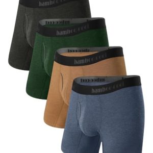 Bamboo Cool Men's Boxer Briefs Soft Breathable Underwear (4 or 7 Pack) Best Selling Pack | Bamboo Cool Men's Underwear