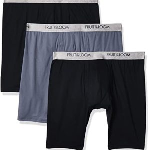 Fruit of the Loom Men's Everlight Underwear & Undershirts with 4-Way Stretch + Comfort + Breathability + Moisture Wickin