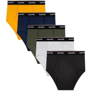 Expertoftio Men's Moisture Wicking Briefs Viscose from Bamboo Pack Full Rise Comfort Fly