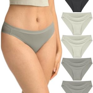Neione Women's Cheeky Bikini Underwear Stretchy Breathable Moisture-Wicking Soft Panties for Summer Swimming Pool Party