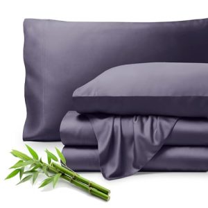 Bare Home 100% Rayon Made from Bamboo King Sheet Set - Deep Pockets - Breathable - OEKO-TEX STANDARD 100 Bare Home 100%