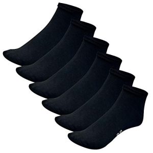 Super Soft & Comfortable BAMBOO SPORTS B Quarter Crew Socks for Athletes to Prevent Smelly & Sweaty Feet During Workout