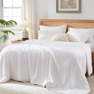 Globon Summer Comforter King Size - Luxurious Lightweight Blanket for Hot Sleepers | Natural Cooling Bamboo Viscose She