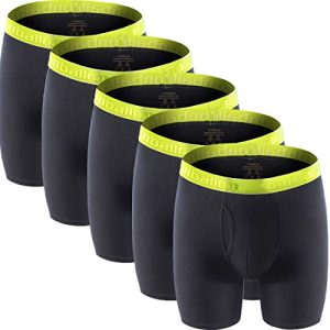 ZONBAILON Mens Breathable Bamboo Viscose Boxer Briefs Big and Tall Pack | ZONBAILON Big and Tall Men's Bamboo Viscose P