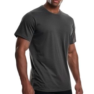 Cadtuos Men's Cooling Relaxed Fit Athletic Shirts Bamboo Viscose Anti Odor Moisture Wicking Workout Short Sleeve Lightwe