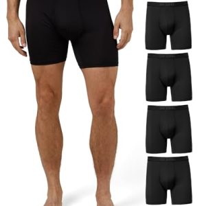 32 Degrees 32º DEGREES Mens 4-Pack Quick Dry Active Mesh Performance Boxer Brief | 32 Degrees 32º DEGREES Mens Boxer Br