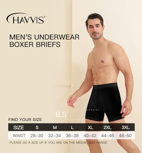 41i lwmstfl 1.jpg High-performance Men's Underwear Boxer Briefs Soft Comfortable Bamboo Viscose Multipack | Havvis Men's Comfortable Perf