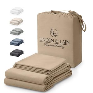 Luxury Queen Size Bed Sheet Set | Ultra Soft Organic Bed Sheets | Best Cooling Technology | Viscose Derived from Bamboo