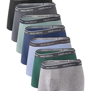 Soft Breathable Bamboo Mens Trunks Underwear - Fly Free Design for Men | David Archy Bamboo Trunks Underwear - Soft and