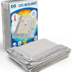 Everlasting Comfort Cooling Dual-Sided Summer Blanket - Lightweight for Hot Sleepers & Night Sweats (60"x80") OEKO-TEX M