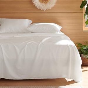 Bedsure Cooling Sheets King Size - White OEKO-TEX STANDARD 100 Bedsure Cooling Sheets King Size - GentleSoft™, Silky & B