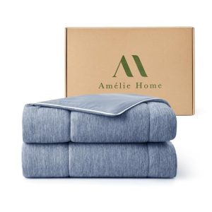 Amélie Home Q-Max 0.43 Cooling Comforter Queen Size for Hot Sleepers Amélie Home Reversible Lightweight Cooling Blanket
