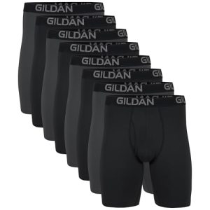 Men's Gildan Cotton Stretch Boxer Briefs Large Multipack | Gildan Men's Cotton Stretch Boxer Briefs Comfortable Multipa