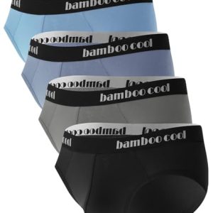Bamboo Cool Men's Soft Breathable Briefs Contour Pouch No Fly Underwear | Bamboo Cool Men's Briefs Soft Breathable Comf