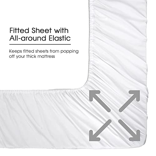 41yrviathfl.jpg HYPREST King Size Bamboo Rayon Sheets Best Cool Sheets for Hot Sleepers OEKO-TEX Certified