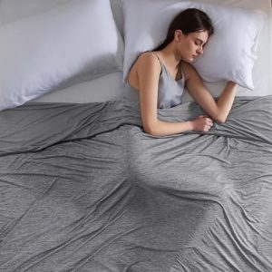 Bedsure Cooling Blanket Queen Size for Hot Sleepers Bedsure Ice Cool Cold Arc-Chill Thin Summer Bedding Essentials Bedsu