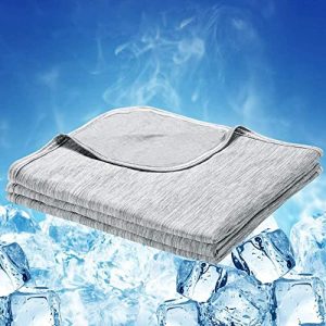 LUXEAR Cooling Blanket Twin Size - Japanese Q-Max > 0.5 Arc-Chill Cooling Fiber for Hot Sleepers | LUXEAR Cooling Blank