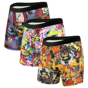 CHUAKIN Men's Fast Dry Performance Boxer Briefs for Cooling and Breathability 3 Pack | CHUAKIN Men's Sport Underwear 3