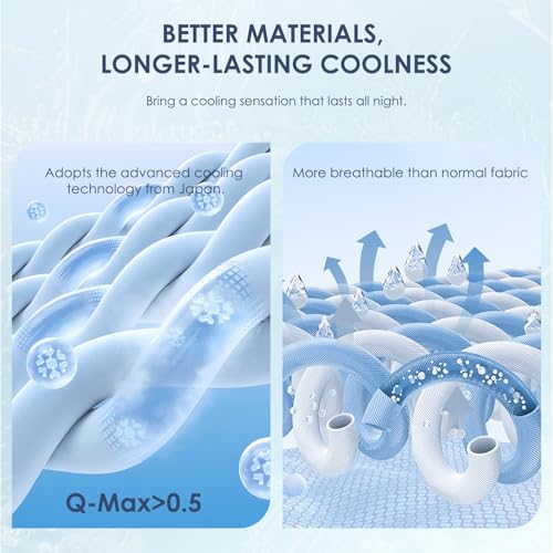 51zp91wq0il.jpg INGEROOM Cooling Blanket for Night Sweats, Lightweight Sofa Throw Blanket for Hot Sleepers - Stay Cool and Comfortable A