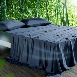 Cooling Sheets for Hot Sleepers Queen Size | Viscose Derived from Bamboo | Deep Pocket Up to 16 Inch | Silky Soft & Brea