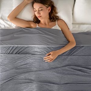 Topcee Cooling Blanket for Hot Sleepers OEKO-TEX STANDARD 100 Topcee Cooling Blanket Absorbs Heat to Keep Adults Cool To