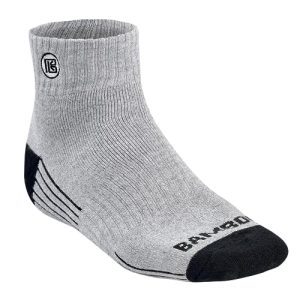 Premium Bamboo Crew Work Socks for Men - Quarter High Moisture Wicking, Odor Eliminating, Breathable and Quick-Drying |
