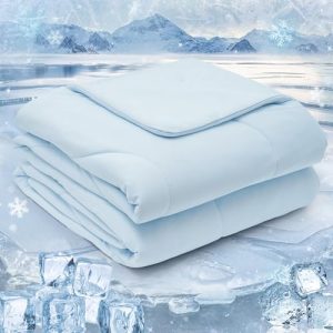 PHF Soft Cooling Blanket Queen Size for Hot Sleepers PHF Summer Cozy Breathable Blanket for Night Sweats PHF Q-MAX>0.45