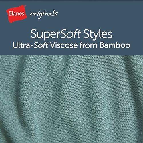 51kqpzdr8el 2.jpg Hanes Men's Supersoft Underwear, Viscose from Bamboo, Trunks and Boxer Briefs for Comfortable Daily Wear | Hanes Men's