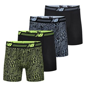 New Balance Men's Performance No Fly Boxer Brief 4 Pack
