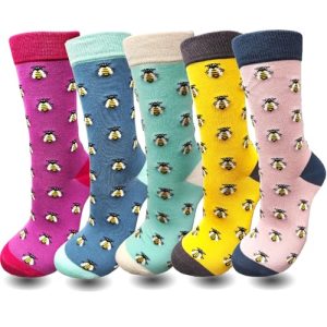 Lavencious Women's Socks: Soft & Comfortable for Women, Shoe Size 6-10, Sock Size 9-11, 5 Pairs