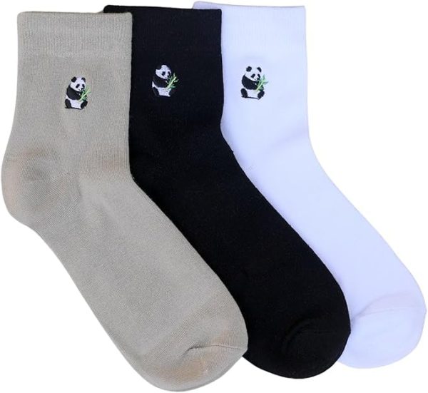 Pulse Apparel Bamboo Socks Quarter-High 3 Pack for Men - Comfortable Feet, Eco-Friendly Material - Night Out and Gym