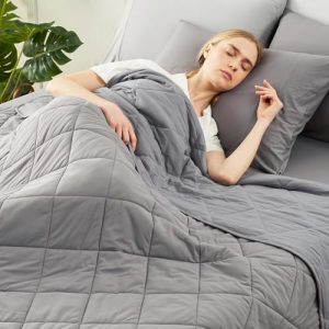 Cozy Bliss Q-Max 0.4 Cooling Comfort Throw Blanket for Hot Sleepers and Night Sweats, Ultimate Ultra-Cool Lightweight Br