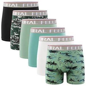 Natural Feelings Boxer Briefs Men's Underwear | Soft Cotton | Men Pack of 5-6 | OEKO-TEX STANDARD 100 | Comfortable Slee