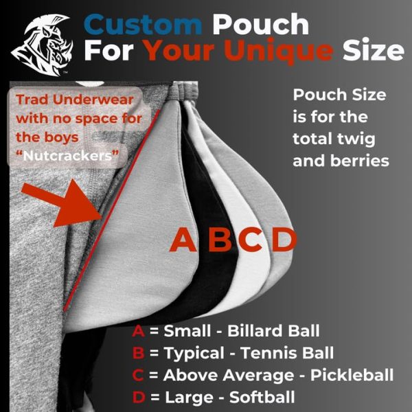 Real Men Bulge Enhancing Pouch Underwear for Men - 1 or 4 Pack | 3 Inches Ice Silk Mens Boxer Briefs with Pouch ABCD -